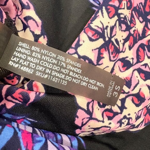 Torrid Womens Pineapple Lilac Purple Print One-Piece Swimsuit 3S - Picture 5 of 5